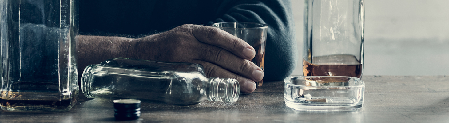 Man Drinking Alcohol